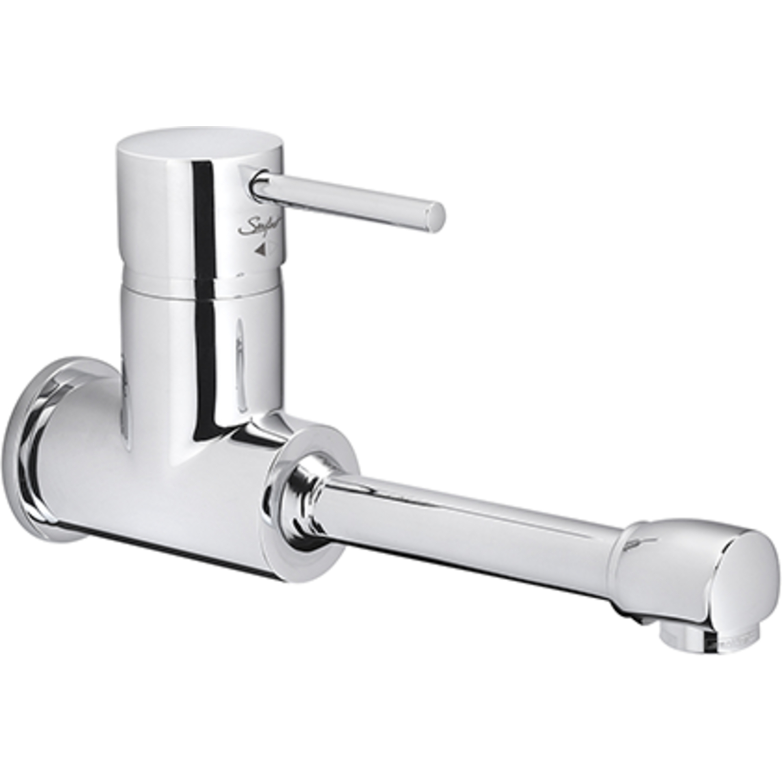 Robinet lavabo simple à commande fémorale murale 390 mm PRESTO - 31683