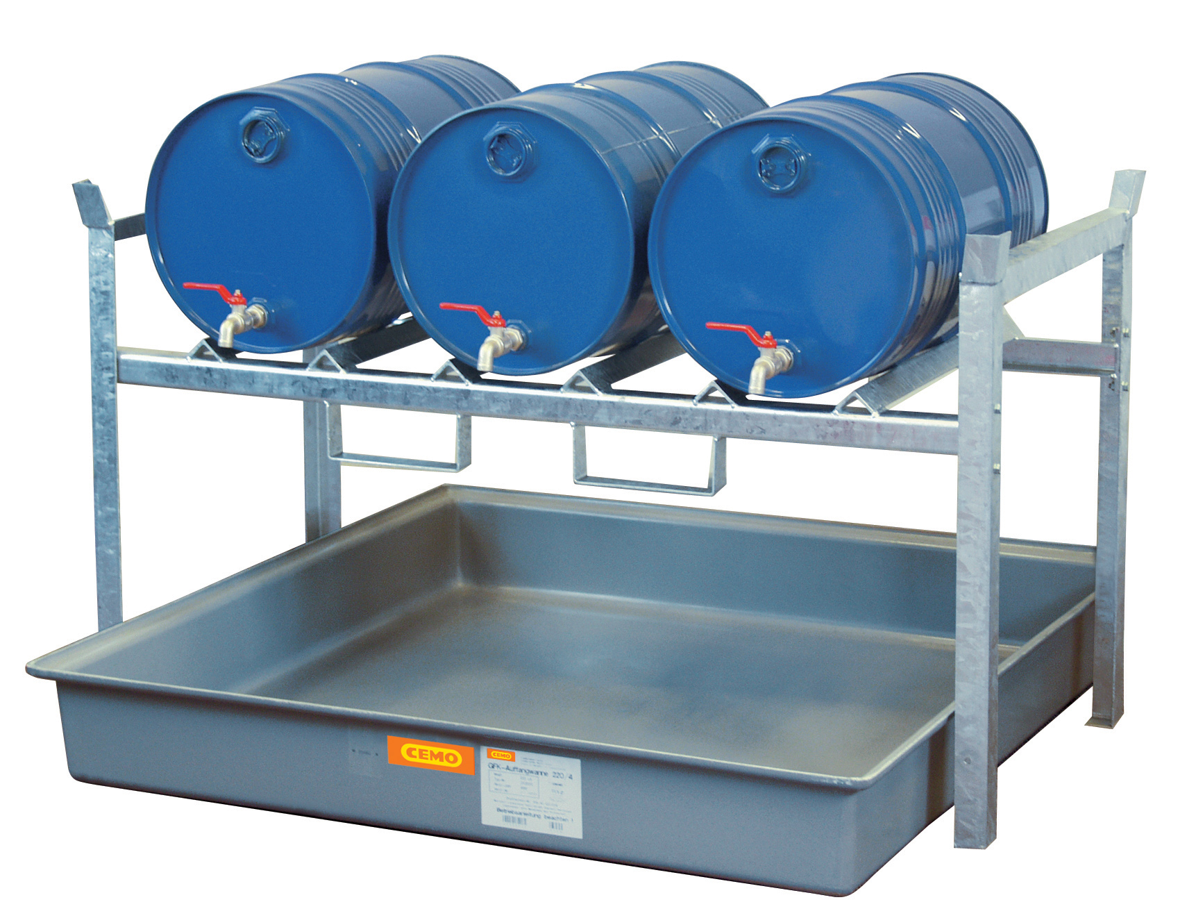 Rayonnage 800 pour 2 fûts de 220 litres CEMO - 7670F