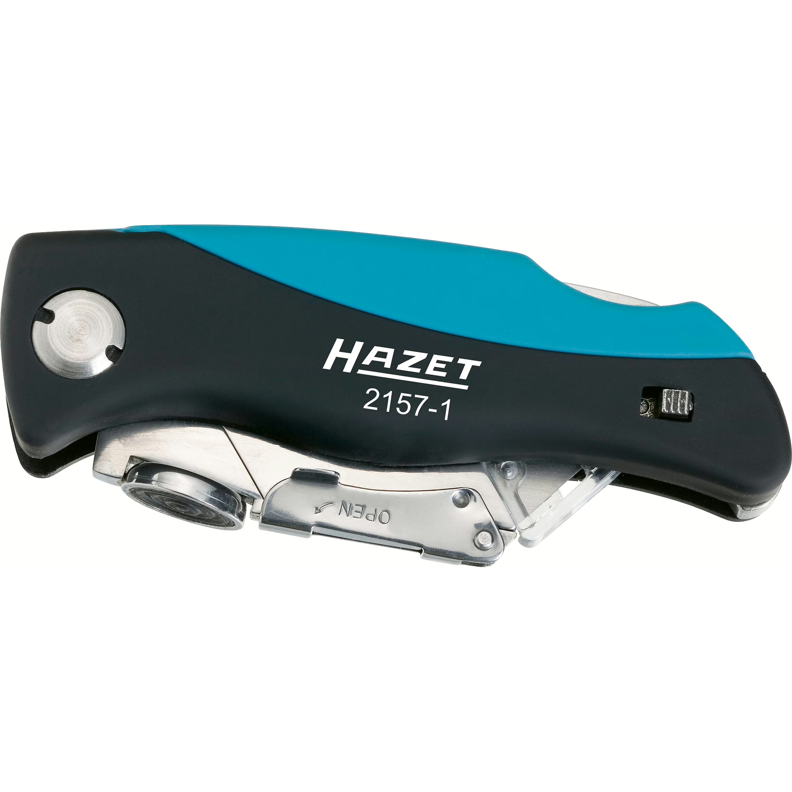 Couteau pliant 159,9 mm 5 lames rechange manche ABS HAZET - 2157-1