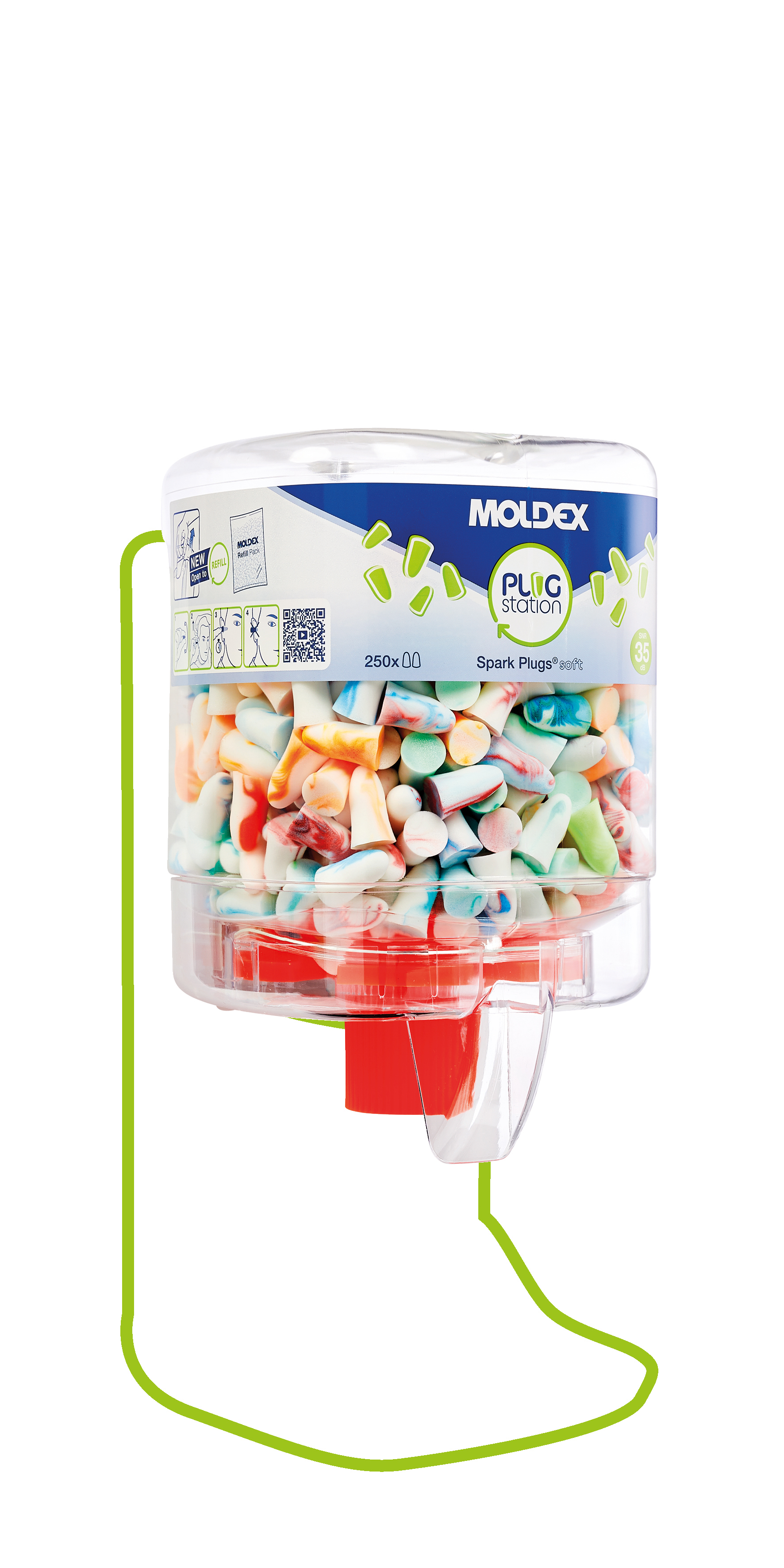 PLUGSTATION BOUCHONS SPARKPLUGS - LOT DE 250 - MOLDEX - 782501