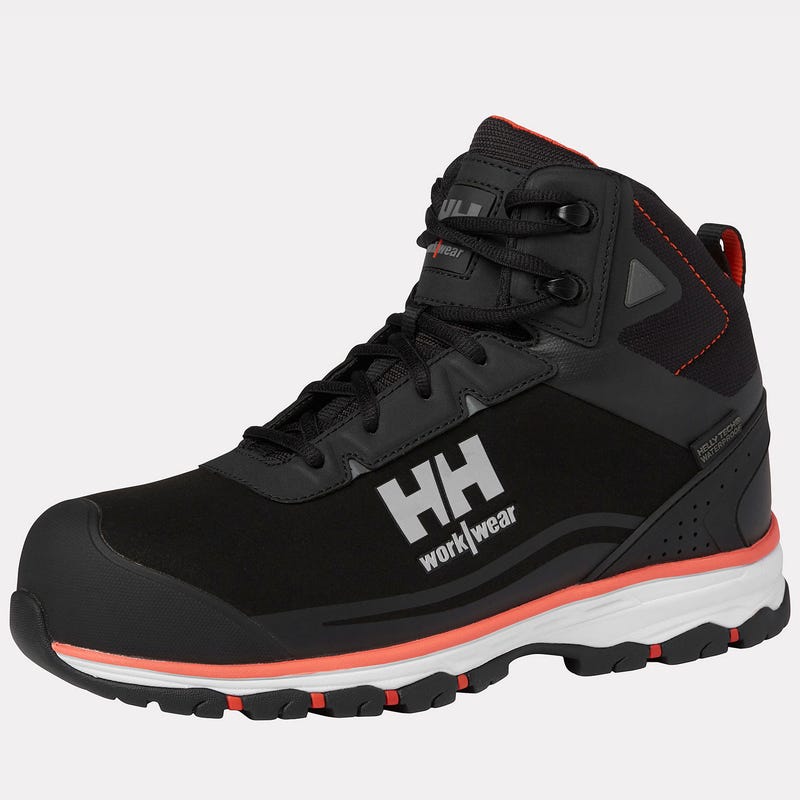 Chaussures mi-hautes de sécurité Chelsea Evo 2 S3 noir/orange - HELLY HANSEN - 78392_992