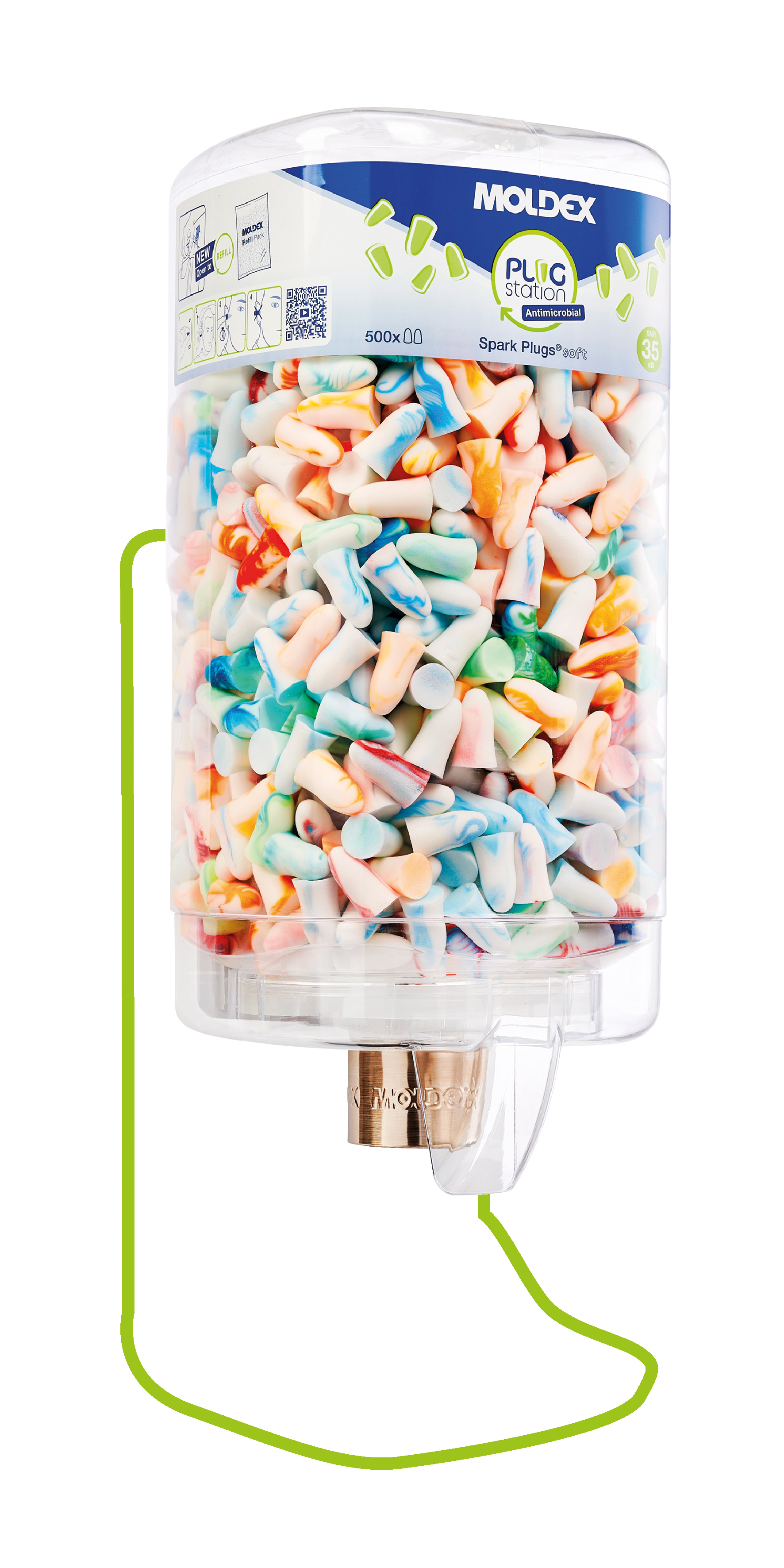 BOUCHONS SPARK - 500 PAIRES DANS UN DISTRIBUTEUR - MOLDEX - 785002