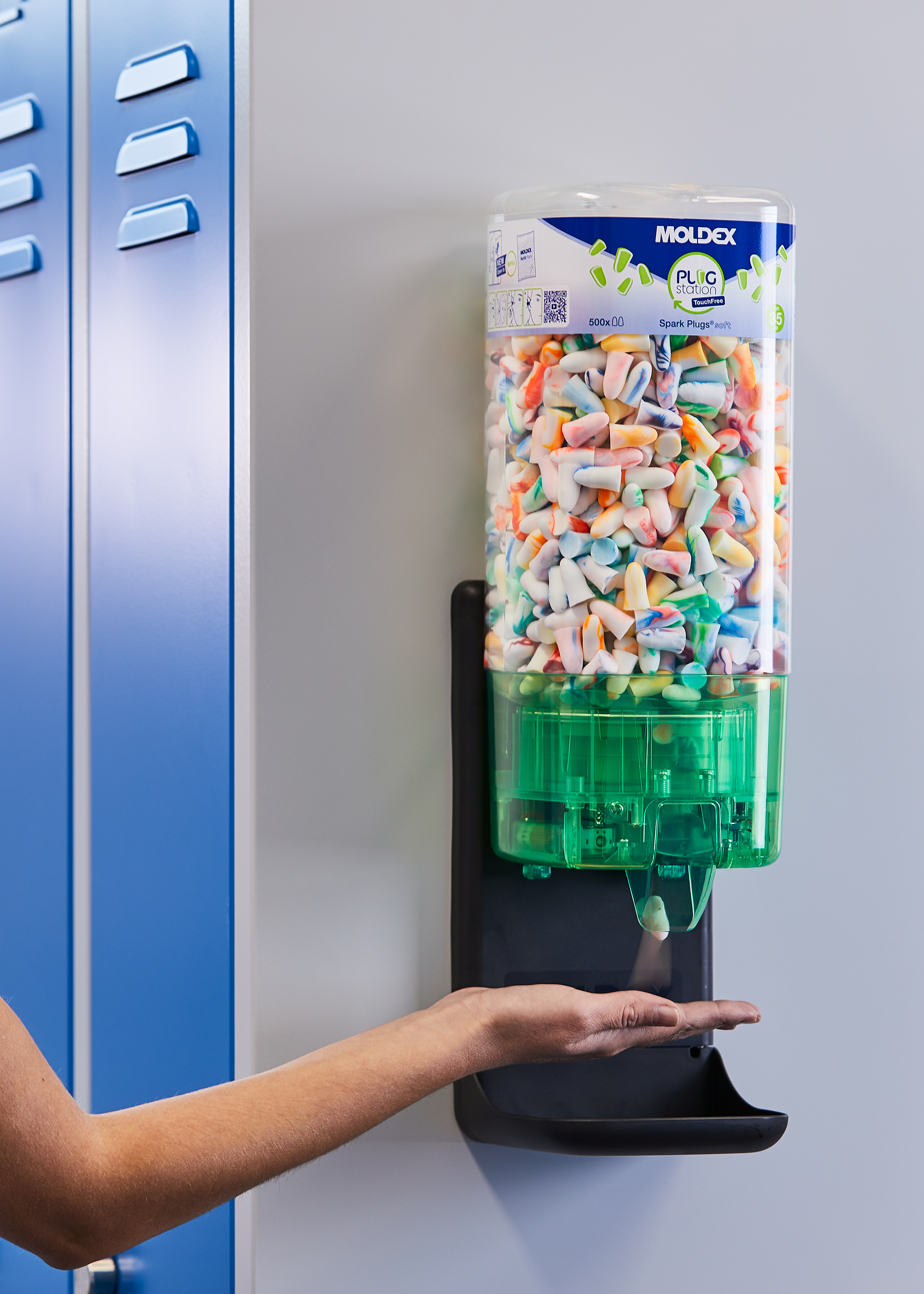 BOUCHONS SPARK PLUGS DANS DISTRIBUTEUR PLUGSTATION (500 paires) - MOLDEX - 787001