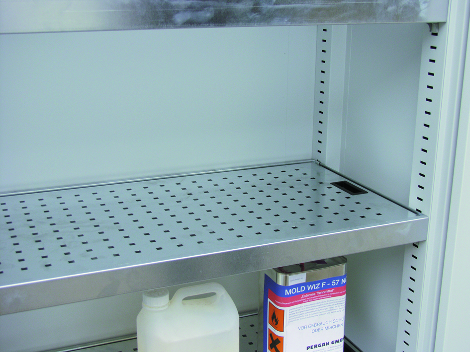 Étagère de rétention (1 pièce) pour armoires SÛRETÉ 5/10 et 5/20, rétention 20 litres CEMO - 11005