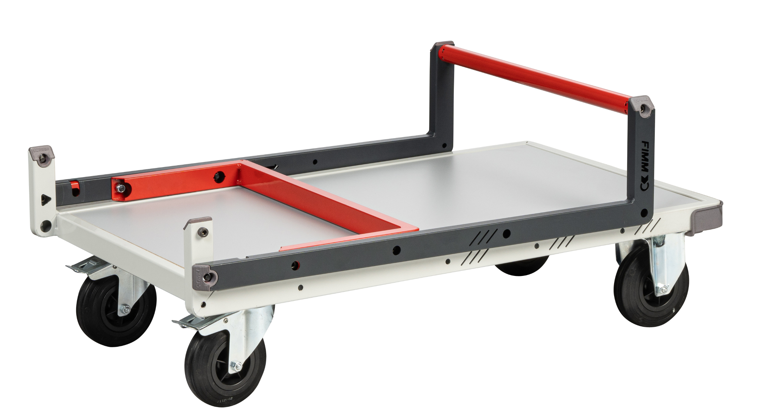 Chariot dossier repliable 850x500 mm plateau mélaminé roues CC 250 kg - FIMM - 804721111