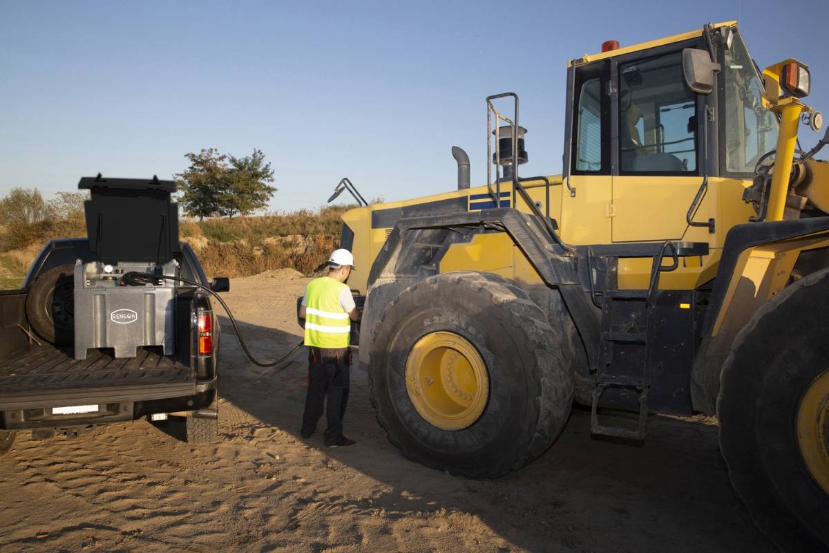 CUVE DE RAVITAILLEMENT 400L POMPE 12V 50L/MIN - RENSON - 812142