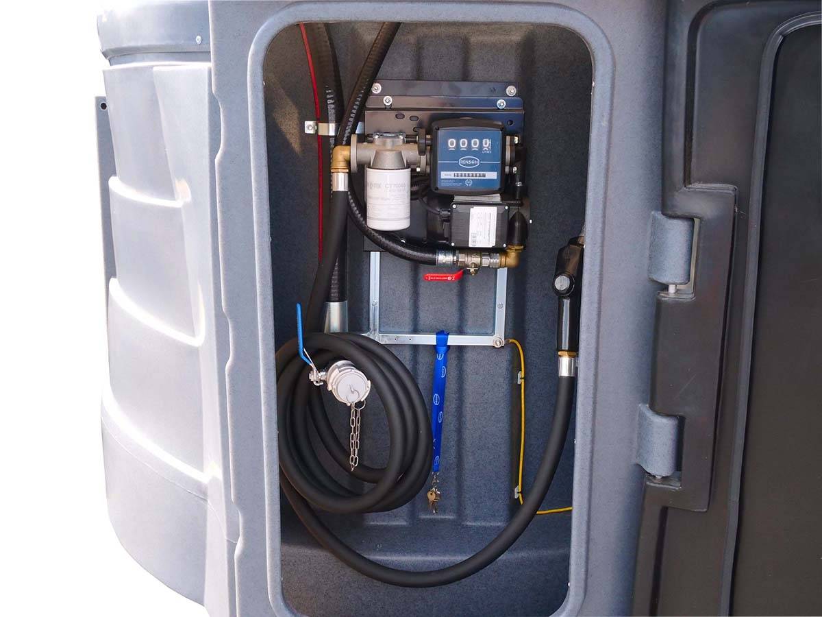 CUVE STOCKAGE FUEL PEMD 5000L ARMOIRE INTEGREE POMPE 80L/M - RENSON - 812156