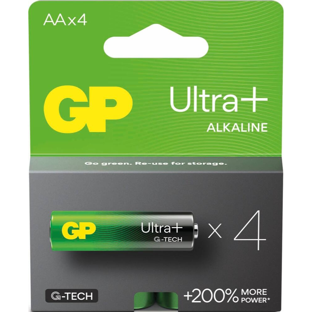  4 PILES AA - LR6 - ULTRA PLUS - GP - 82106