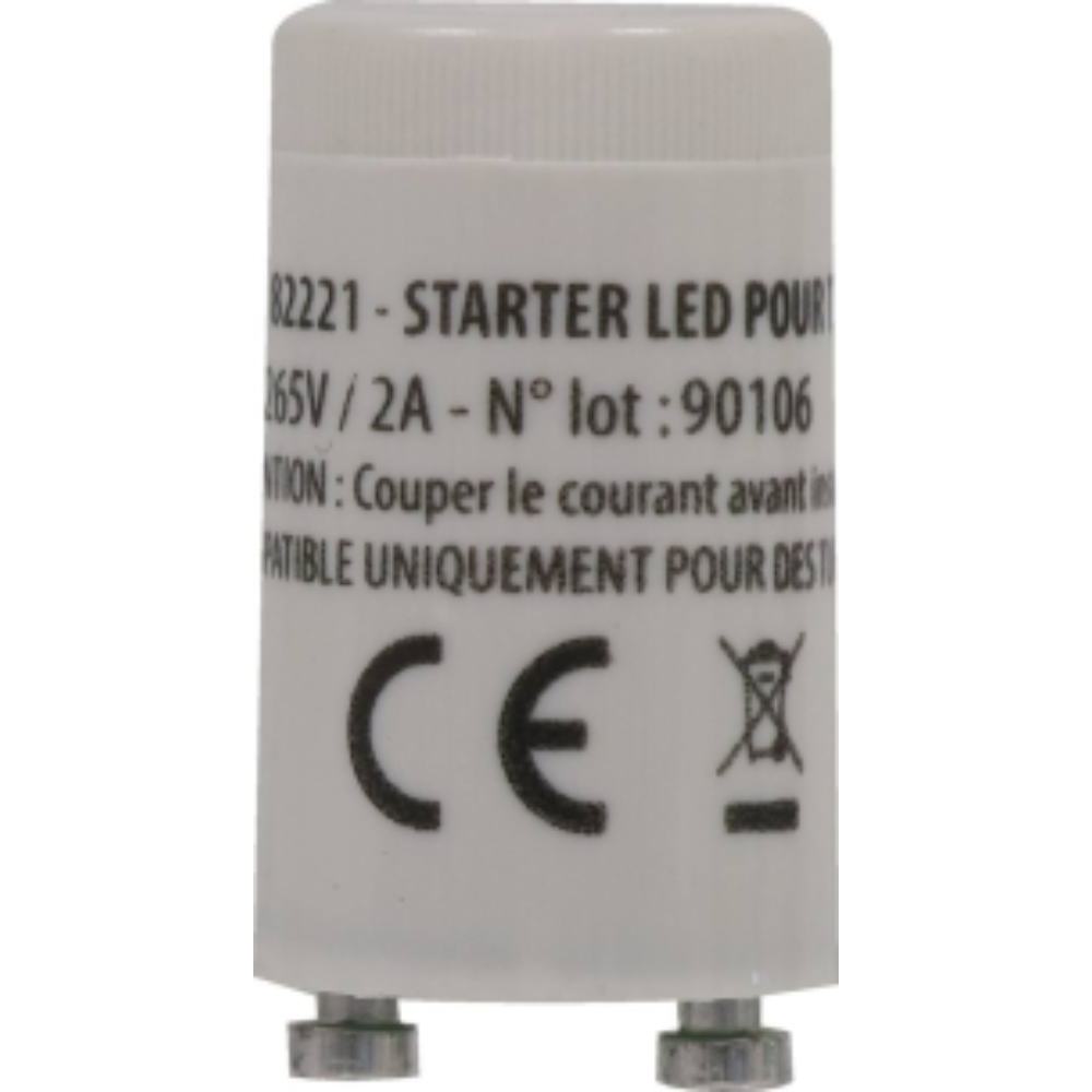 STARTER POUR TUBE T8 S/COQUE - GIGALUX - 82222