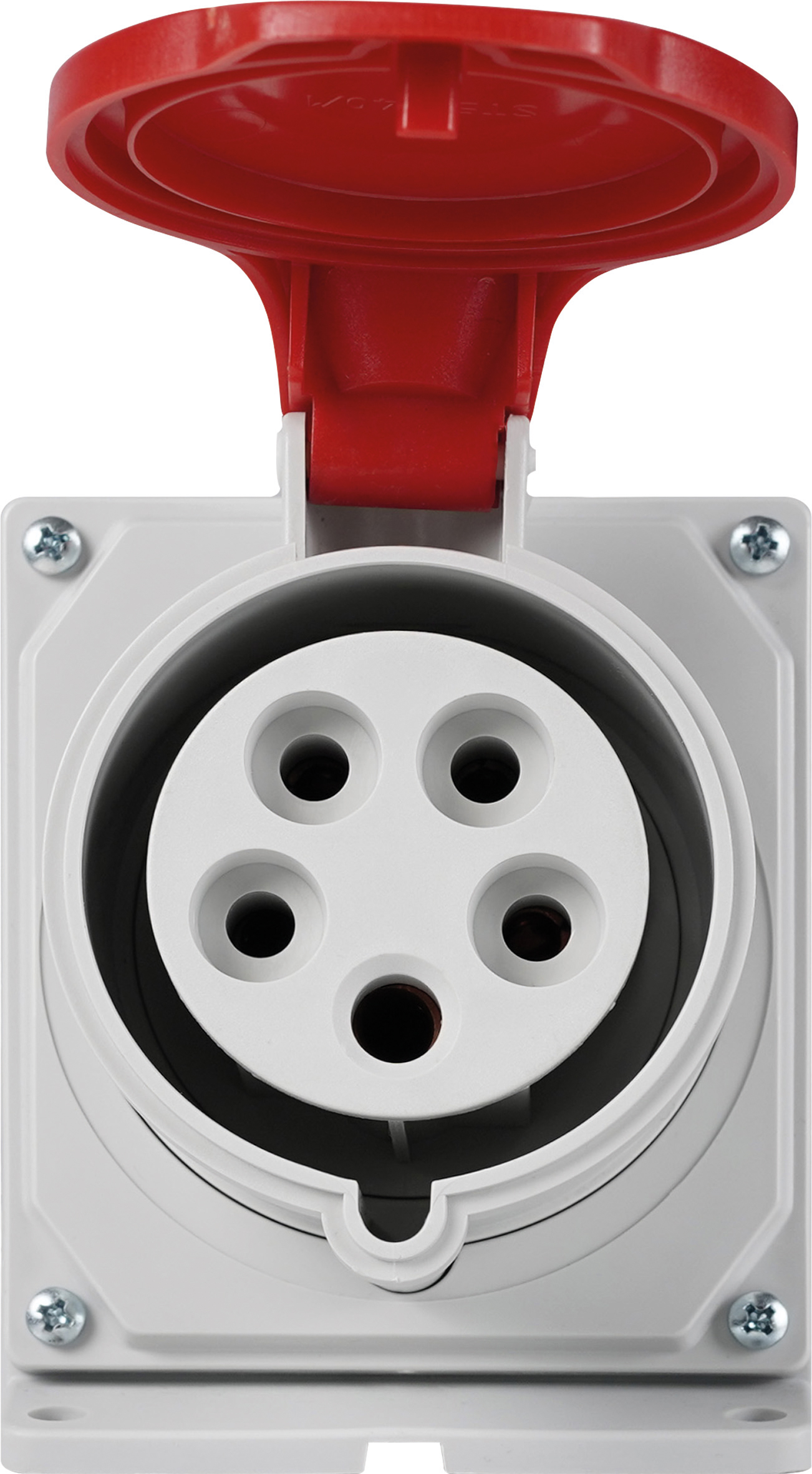 Prise socle femelle 5 broches 3P+N+T 400V 32A FANTON - 82712