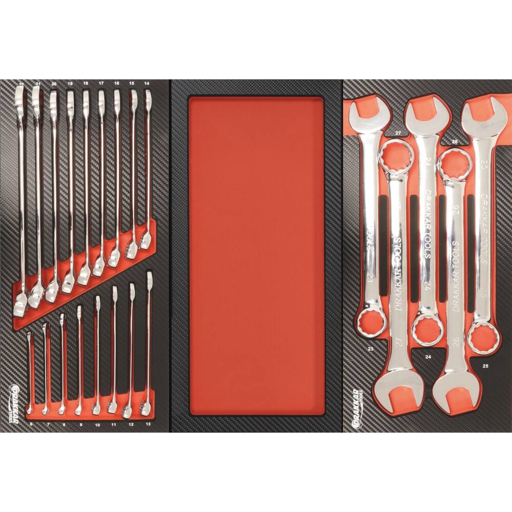 Module mousse 402x189mm carbone creux DRAKKAR TOOLS - 09843