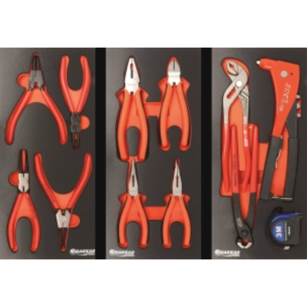 SERVANTE 7 TIROIRS 09217 + 4 TIROIRS MODULES METAL AUTO - DRAKKAR TOOLS - 83886