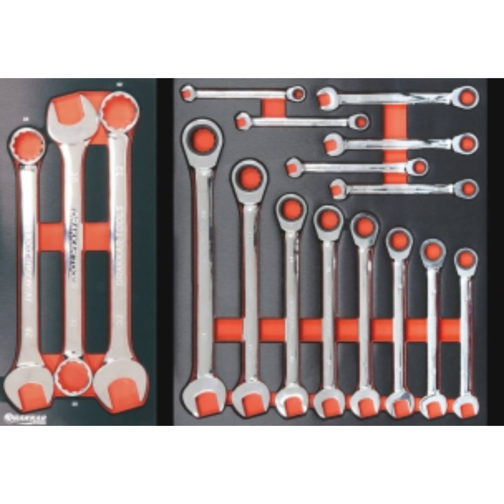 SERVANTE 7 TIROIRS 09217 + 4 TIROIRS MODULES METAL AUTO - DRAKKAR TOOLS - 83886