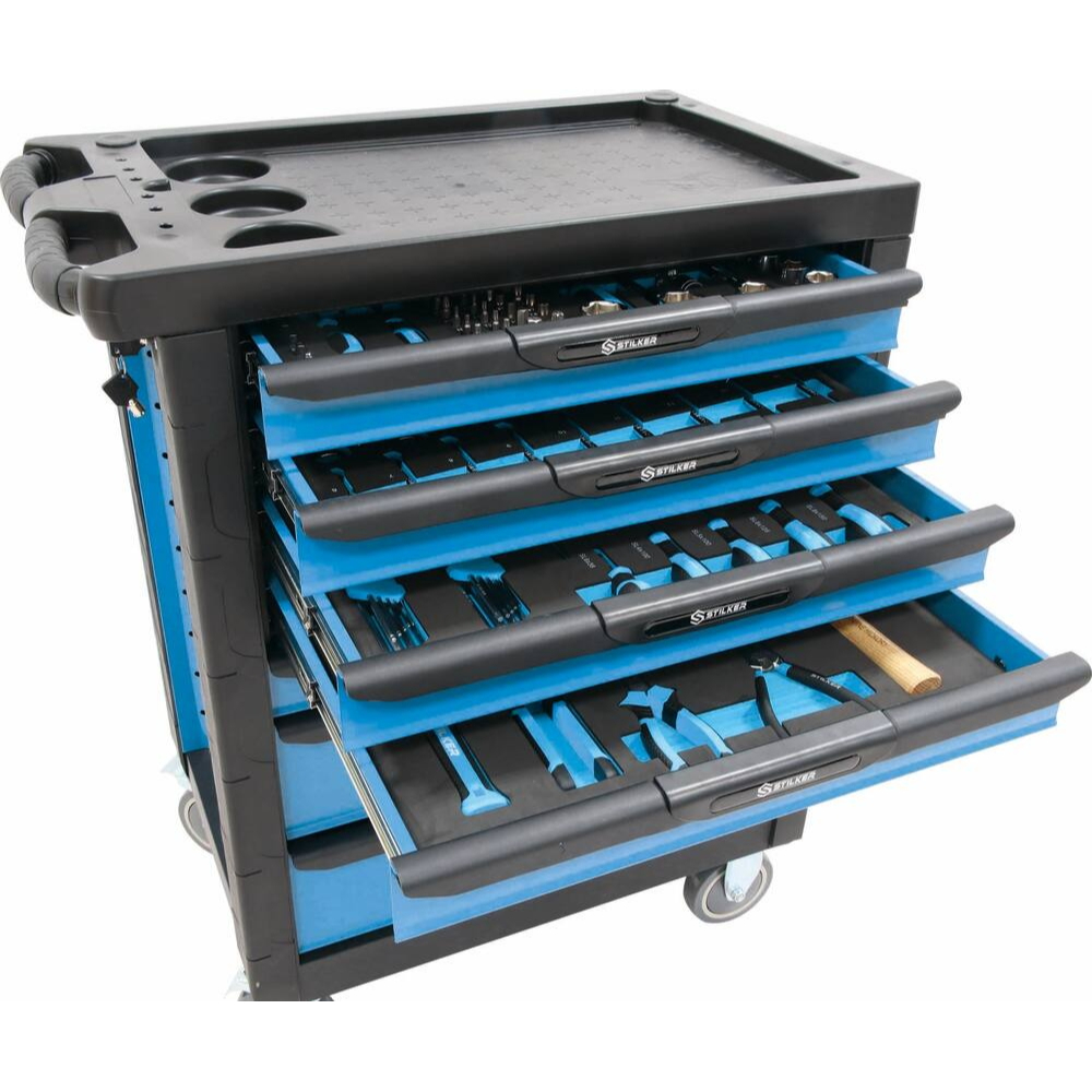 SERVANTE 7 TIROIRS STILKER 72518 + 4 TIROIRS MODULES MOUSSES - STILKER - 83935