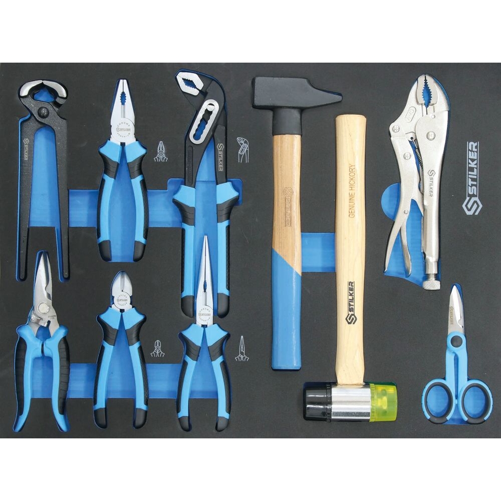 Mobilier d'atelier 4 éléments plateau bois 25mm - 247 outils STILKER - 84081
