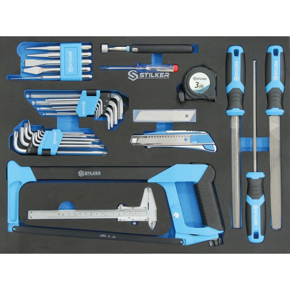 Mobilier d'atelier 4 éléments plateau bois 38mm - 247 outils STILKER - 84083