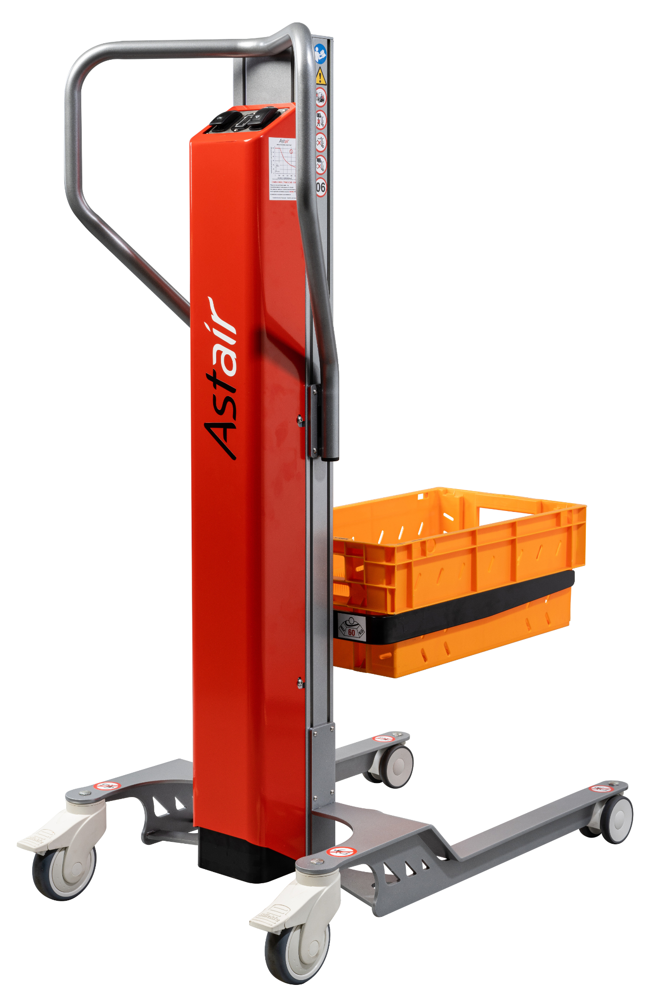 Gerbeur monomât Astair, levée 900 mm avec accessoire fourches, 60 kg - FIMM - 855000986