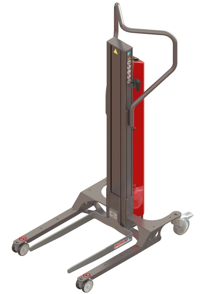 Gerbeur monomât Astair, levée 900 mm avec accessoire fourches, 60 kg - FIMM - 855000986