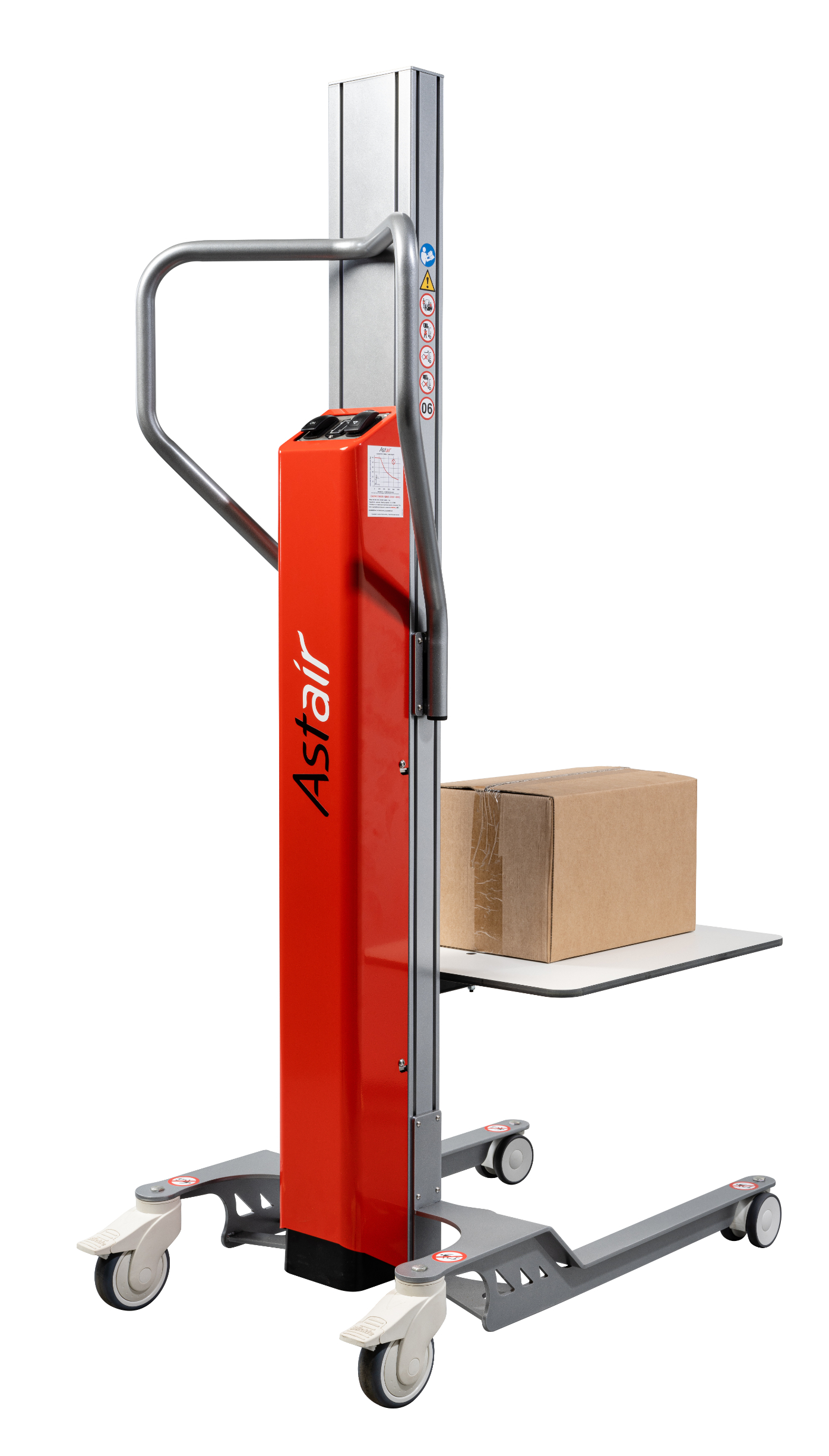 Gerbeur monomât Astair - levée 1200 mm avec accessoire plateau 60 kg - FIMM - 855000991