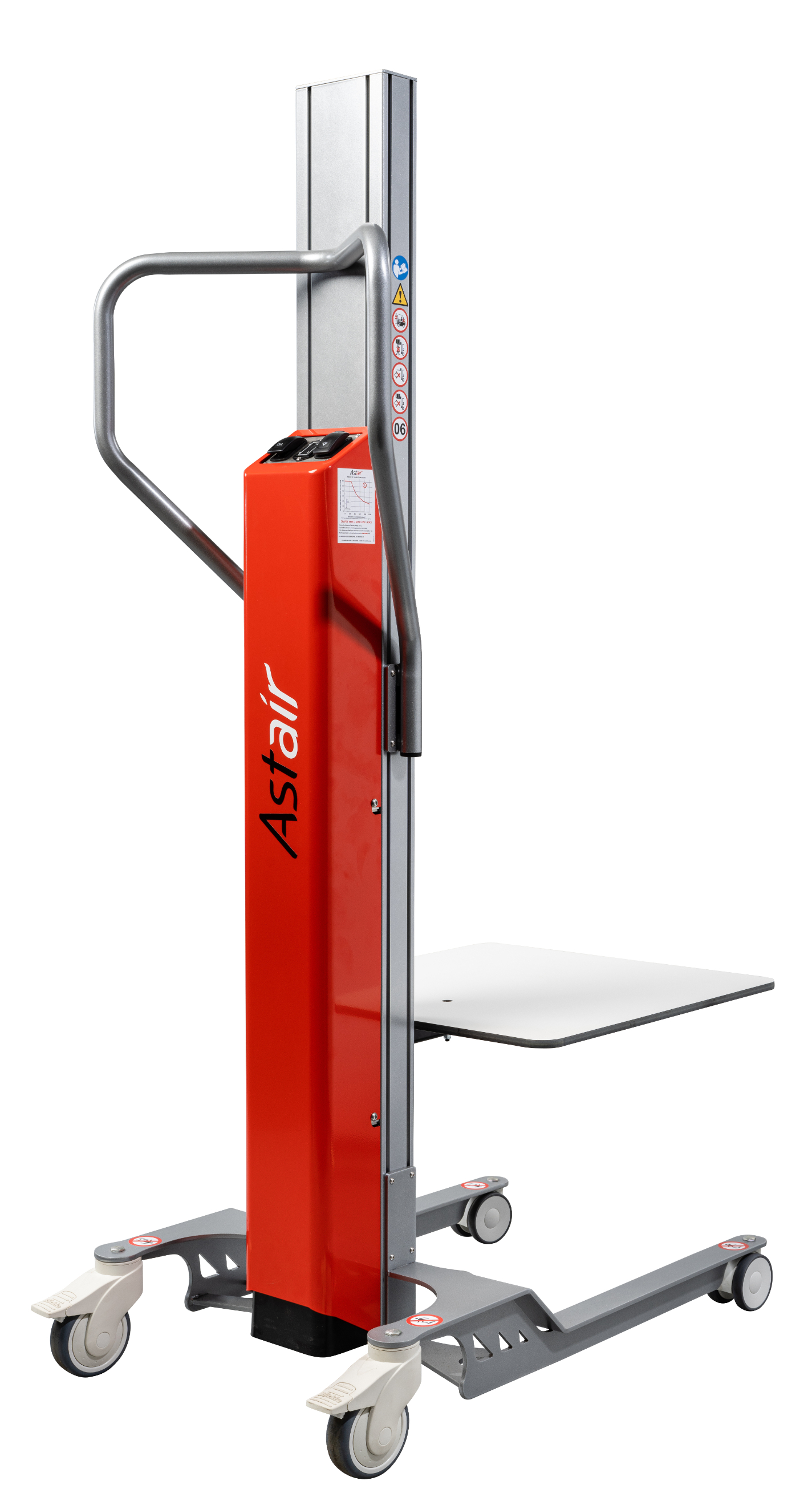 Gerbeur monomât Astair - levée 1200 mm avec accessoire plateau 60 kg - FIMM - 855000991