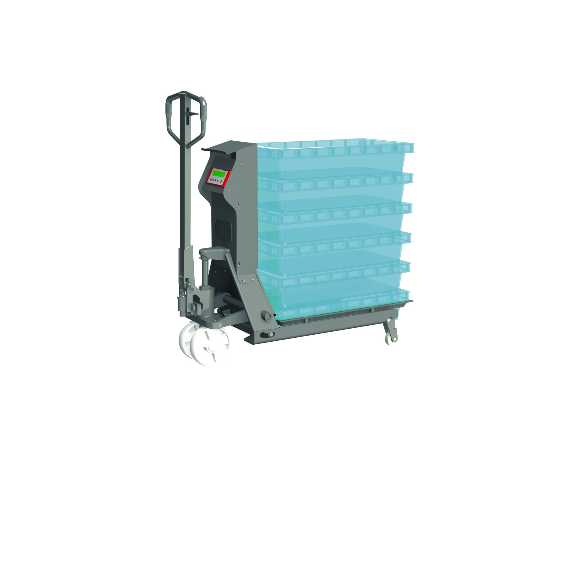 Transbac peseur galva 75 L - 500 kg - FIMM - 855010467