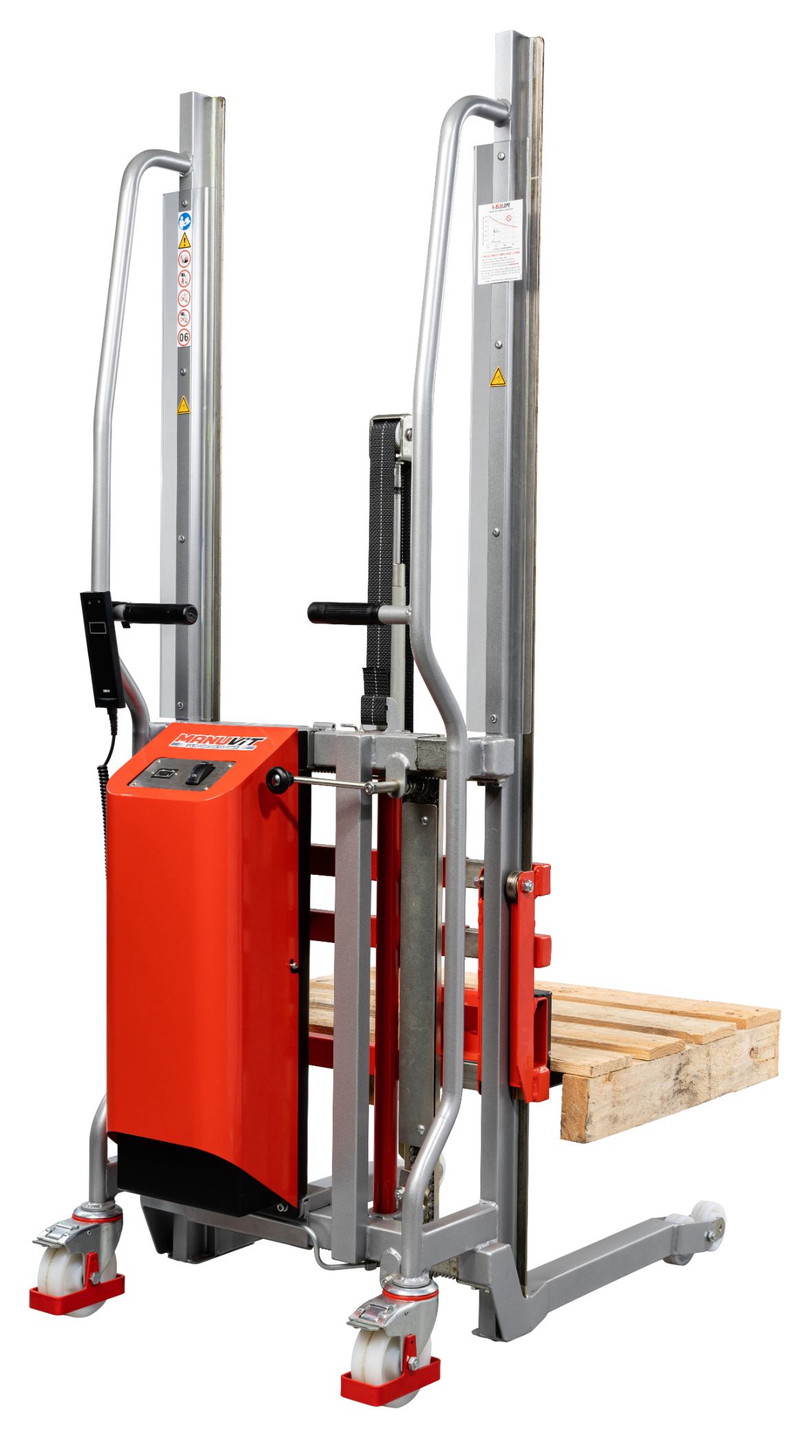 Gerbeur Lev à levée électrique avec fourches coulissantes - 300 kg - FIMM - 855010522