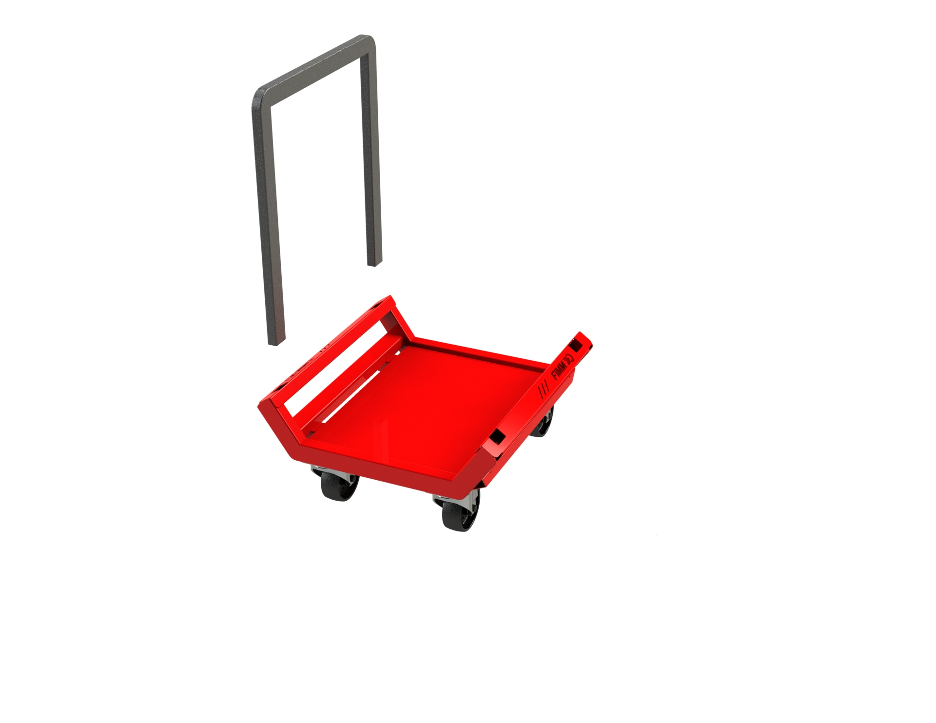 Paire de rouleurs incurvés 500 kg - avec 2 ranchers de liaison - FIMM - 860000348