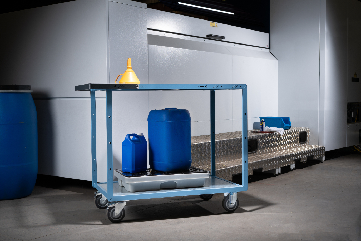 Servante mécano-soudée 2 plateaux 1000x600 mm 250 kg - FIMM - 880702321