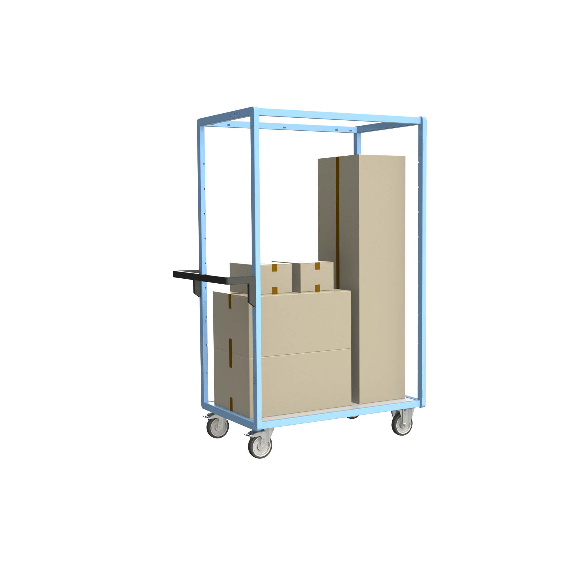 Servante multi-niveaux avec plateau bois 1000x600 mm 250 kg - FIMM - 880725121