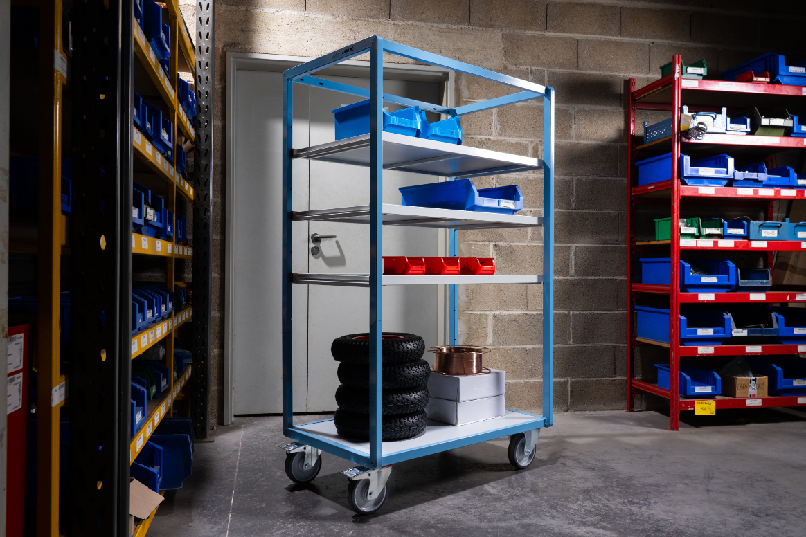 Servante multi-niveaux avec 3 étagères 1000x600 mm 500 kg - FIMM - 880725224