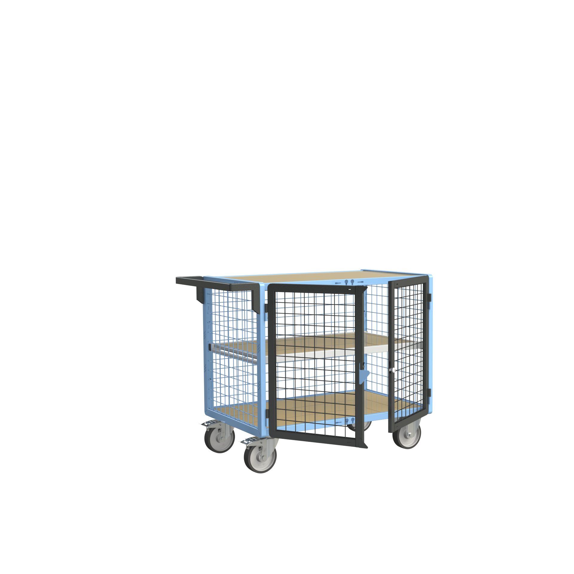 Servante établi verrouillable grillagée 500 kg - FIMM - 880725325