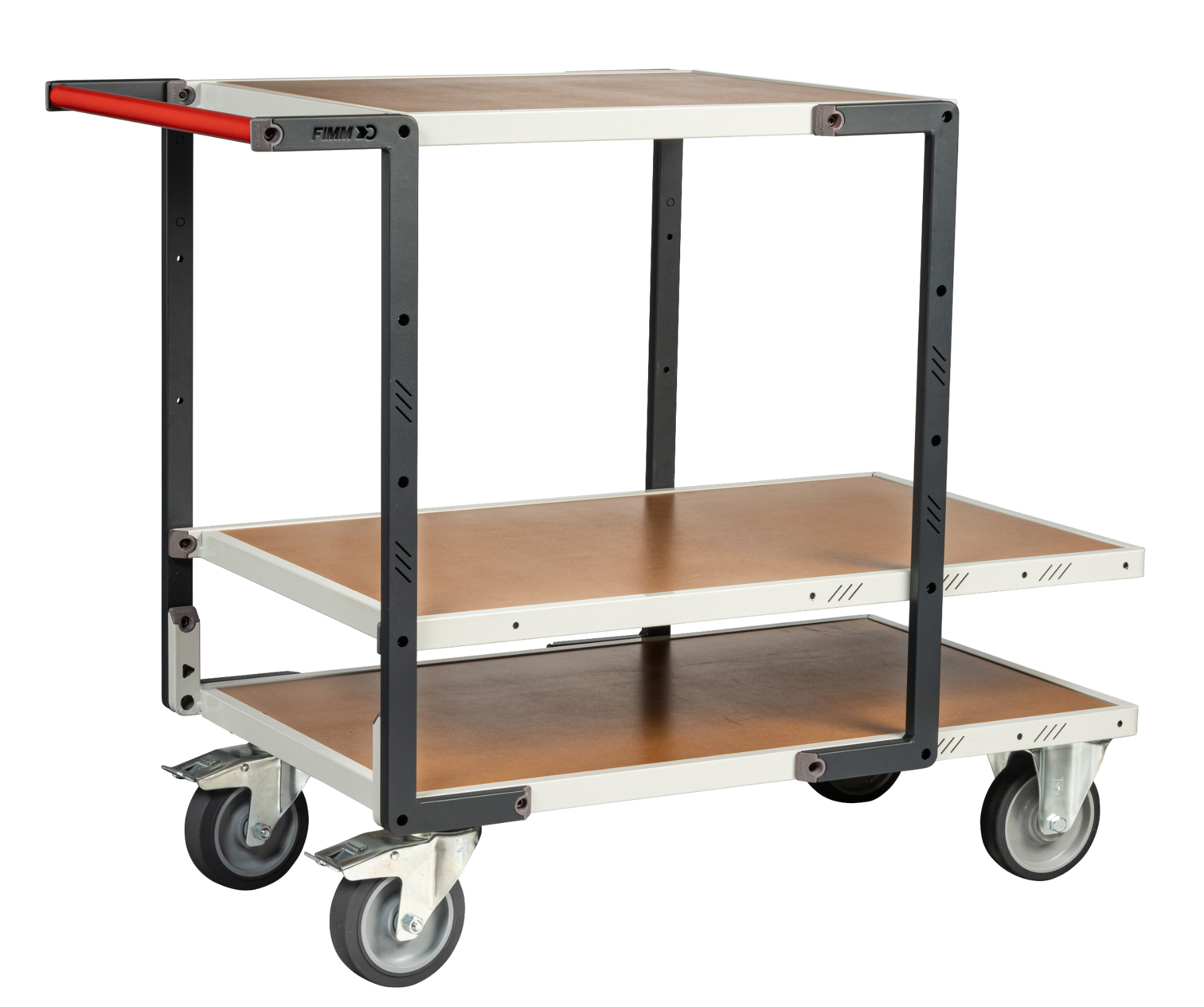 Servante montée 3 plateaux charge 400 kg - FIMM - 886721245