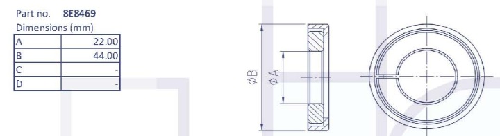 RONDELLE TYPE CATERPILLAR 8E-8469