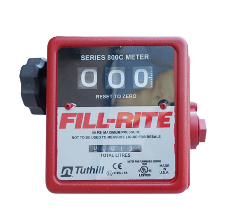 Compteur mécanique 3 chiffres ATEX pour pompes CEMATEX avec kit brides CEMO - 10236C