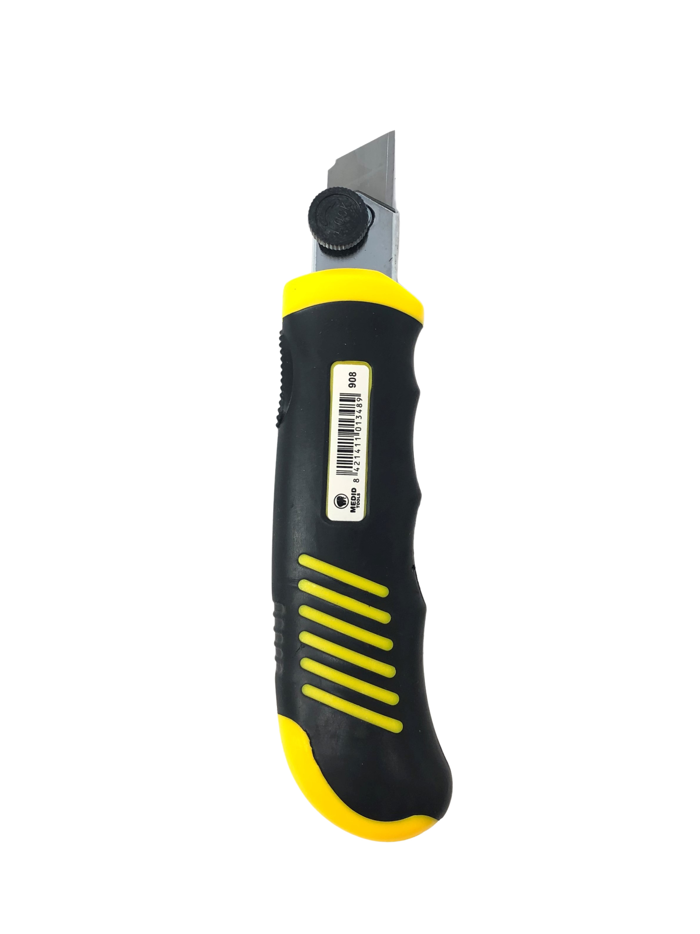CUTTER MEDID EN ABS + ÉLASTIQUE RECHARGE AUTOM 18MM 8 LAMES - 908