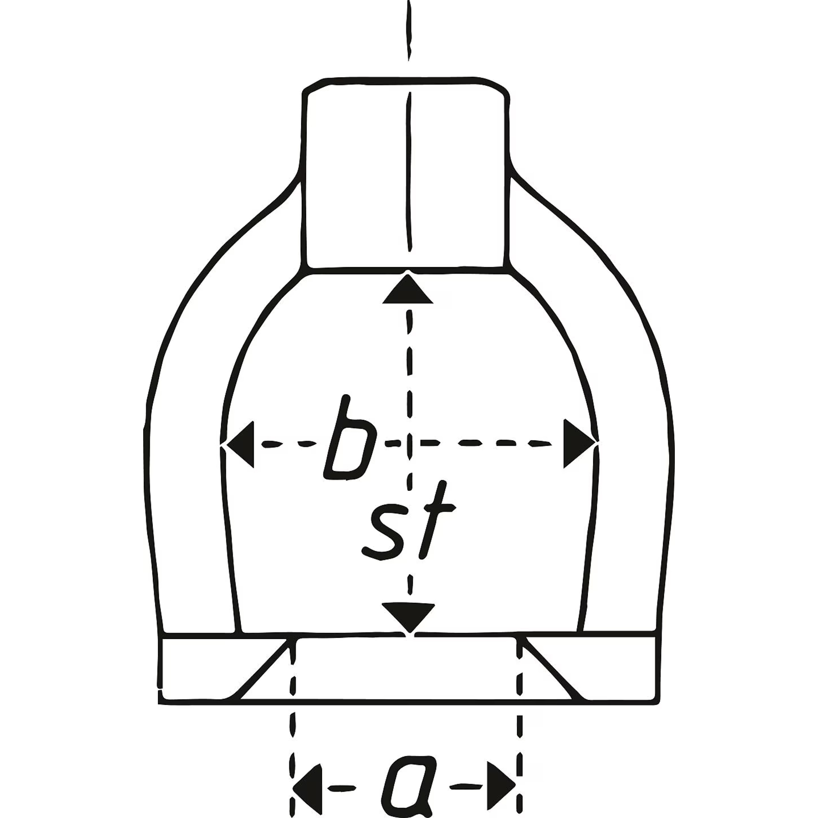 Extracteur de rotules capacité 80 mm boîtier robuste galvanisé HAZET - 1779-37