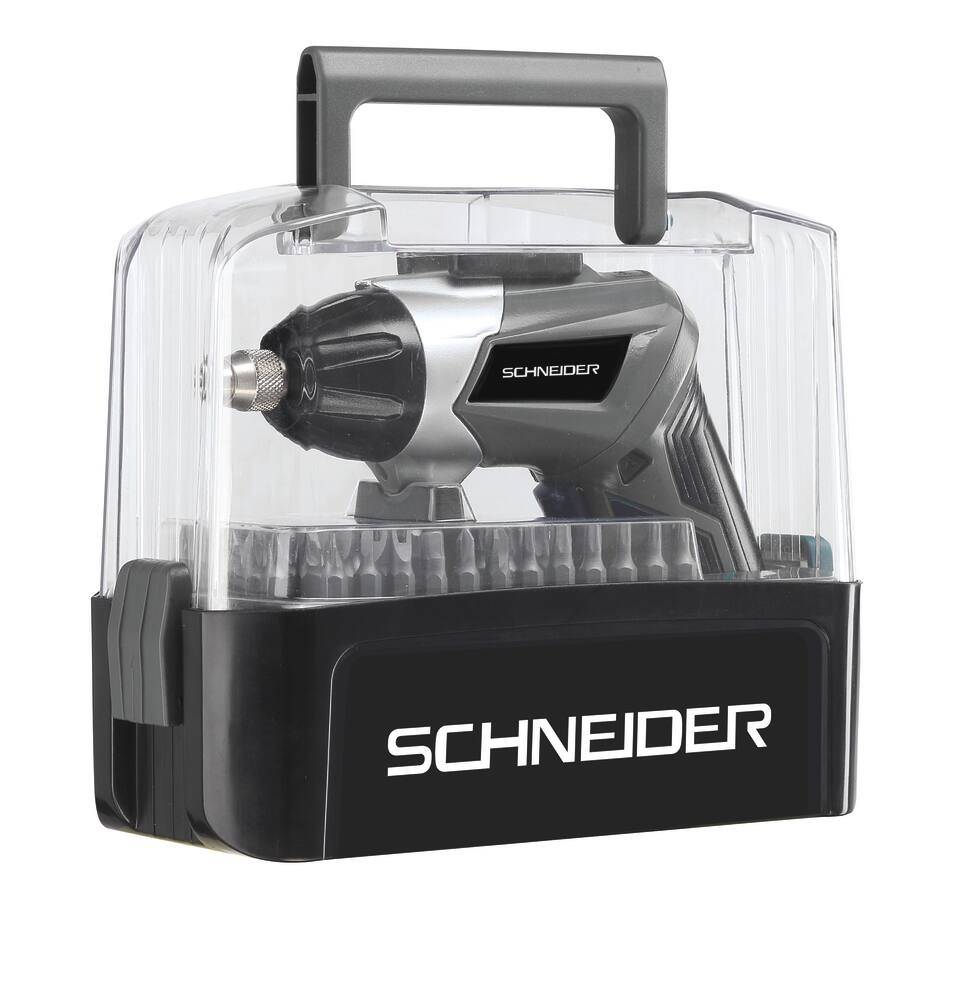 Visseuse 3,6V 4Nm avec 54 embouts - coffret SCHNEIDER ELECTRO - 50513