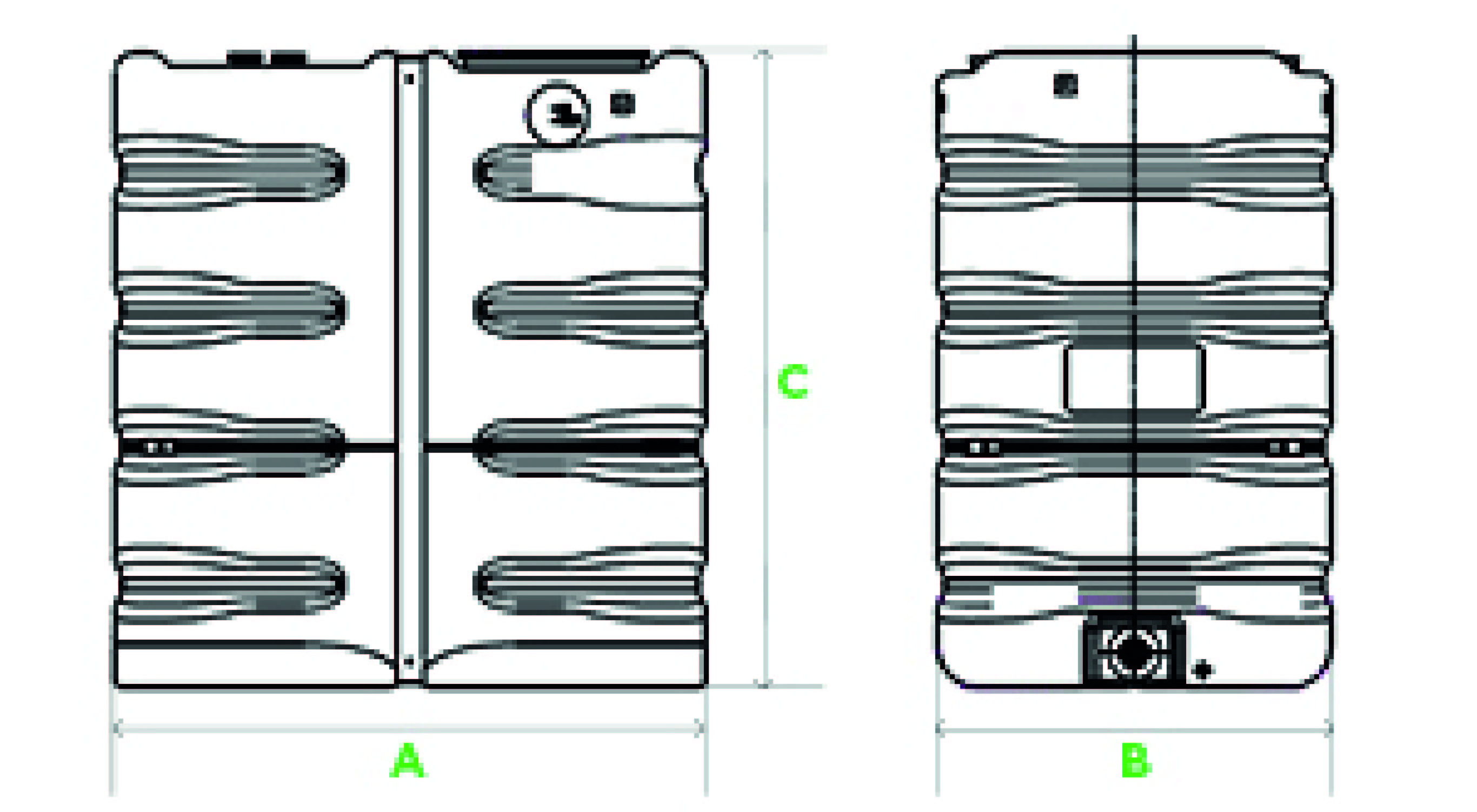 CUVE DE STOCKAGE ADBLUE® 3000L PISTOLET AUTO ET DEBITMETRE - RENSON - 973713