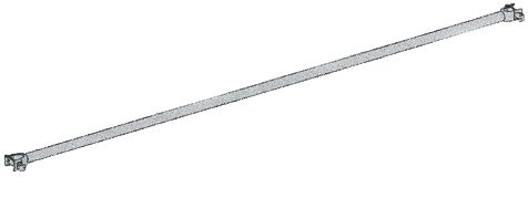 Entretoise de montage ALTRAD VITO 49 longueur de 3m -J00090