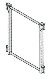 GARDE CORPS ALTRAD EXTRÉMITÉ AVEC BASCULEUR