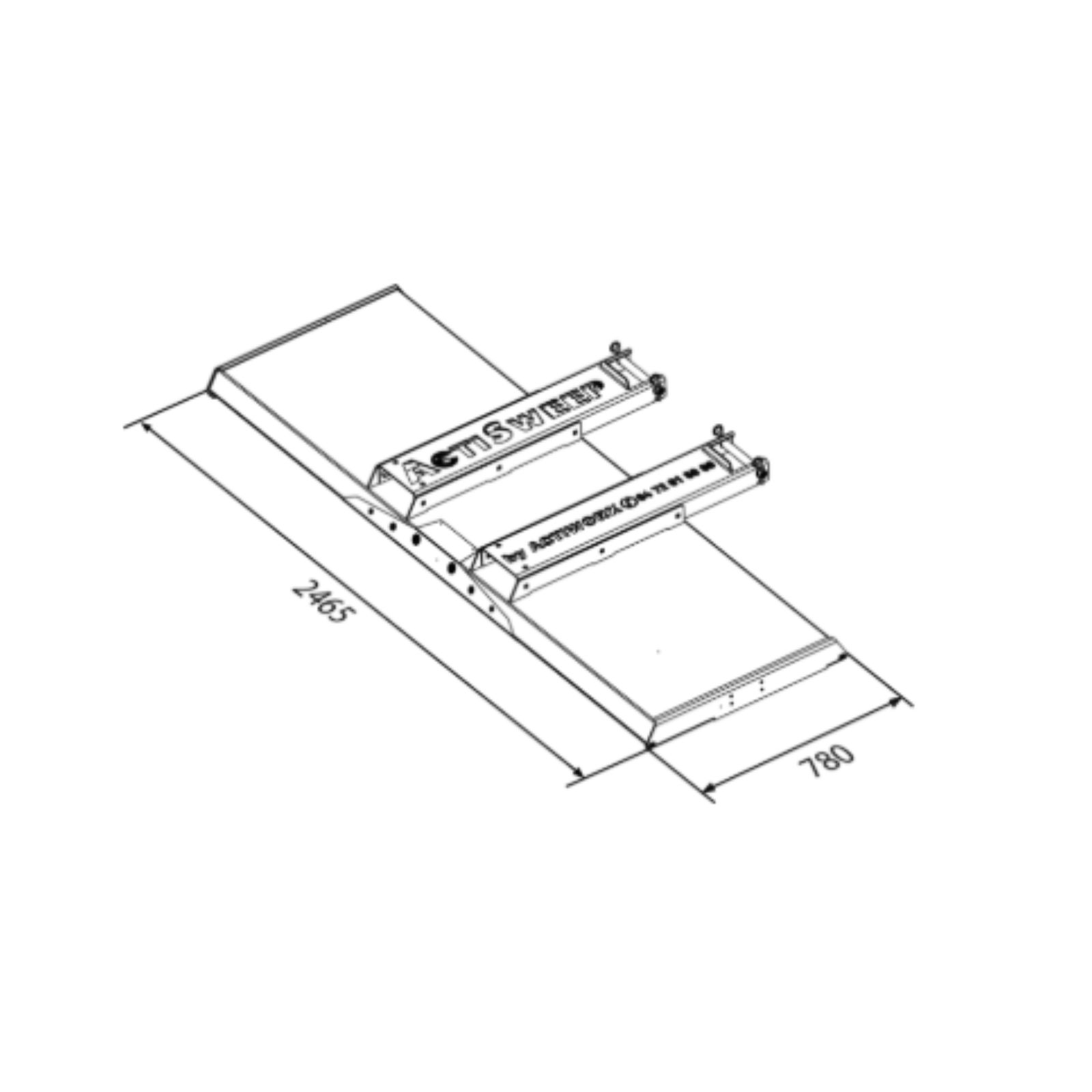 Balai complet Actisweep V13-2400 sans adaptation ACTISWEEP - CE86A001-C