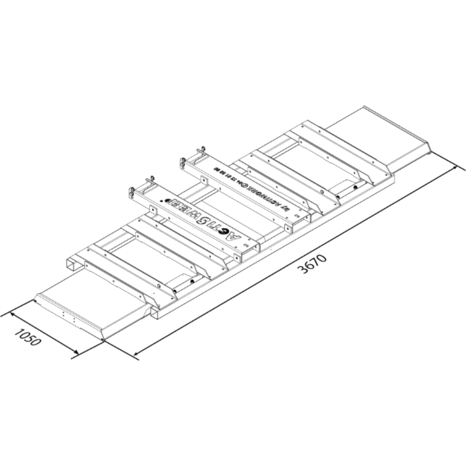 Balai complet Actisweep V13-3600 sans adaptation avec brosses de finition ACTISWEEP - CE86A001-Q