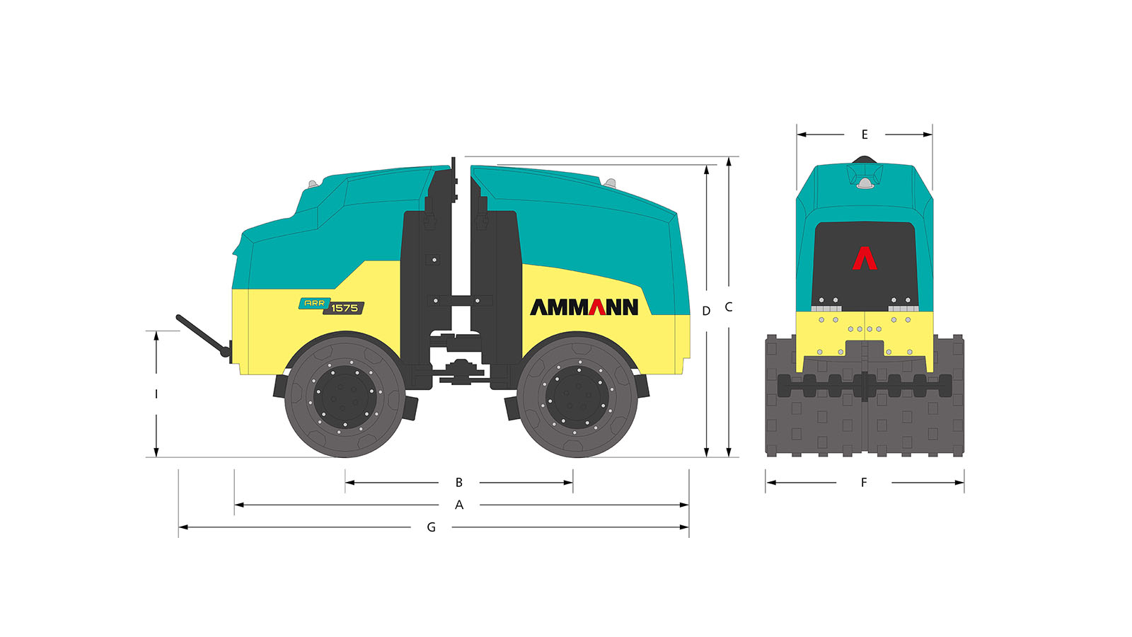 ROULEAUX DE TRANCHEE AMMANN ARR1575 - AAF-S-557-004