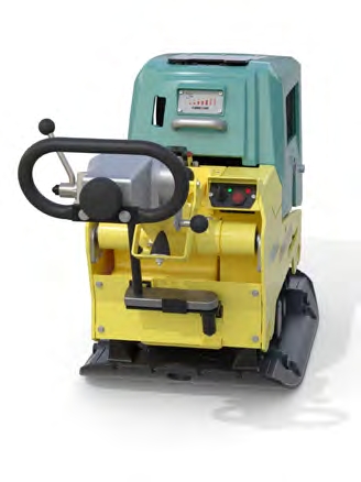 PLAQUE HYDRAULIQUE REVERSIBLE APH 50/75 MOTEUR HATZ 1D50S - AFSVPR0150A211 AMMANN - 