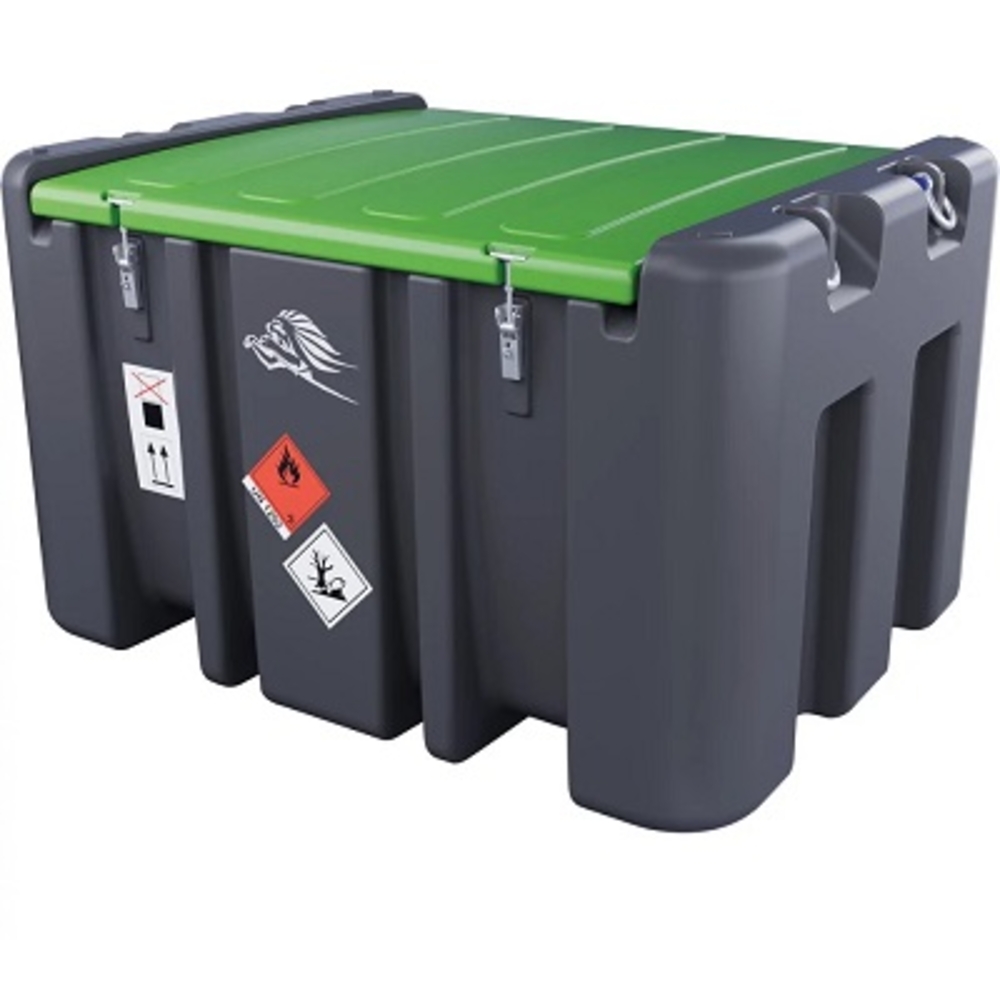 STATION GASOIL MOBILE 970L SANS COMP. POLYETH.12V-50L/mn AVEC CAPOT ALGI EQUIPEMENT - 07670913