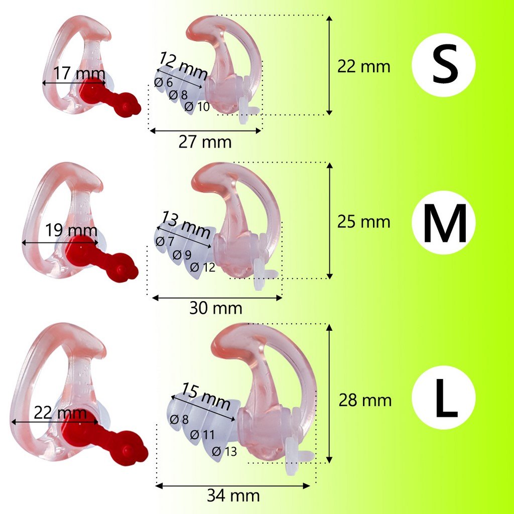 PAIRE DE BOUCHONS D'OREILLES ANTI-BRUIT PROGRESSIFS RENFORCES MK4 TAILLE S ALVIS AUDIO - MK4S