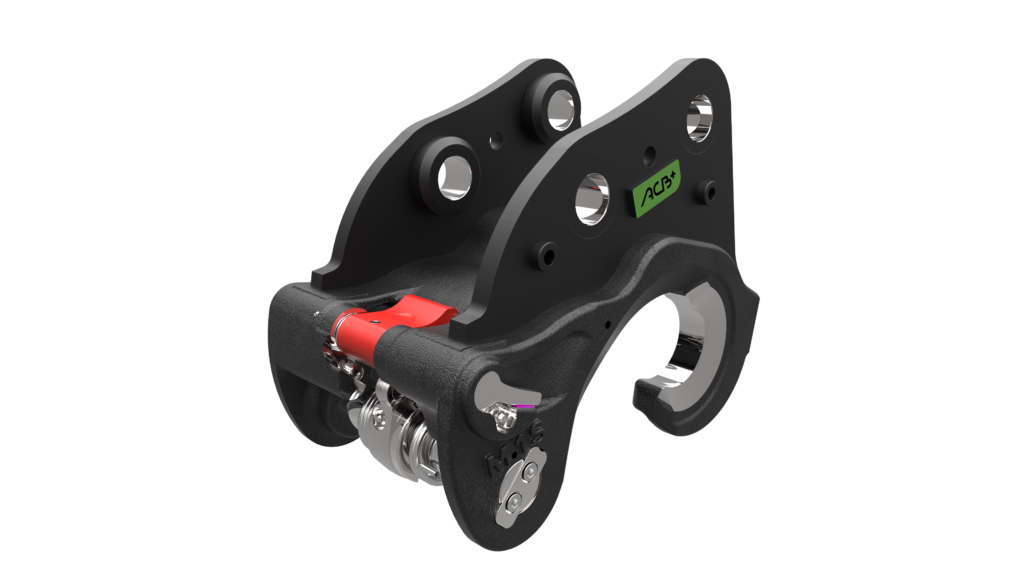 Coupleur ou attache rapide mécanique ACB+ Morin Module 1S pour mini pelles KUBOTA KX61-3 - U20-3 - U25-3 |– 5088126