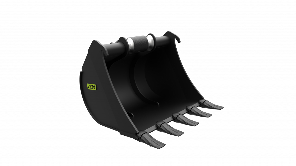 Godet de terrassement 600 mm ACB+ Module 0 M0 équipé de dents FEURST FKM - R02600