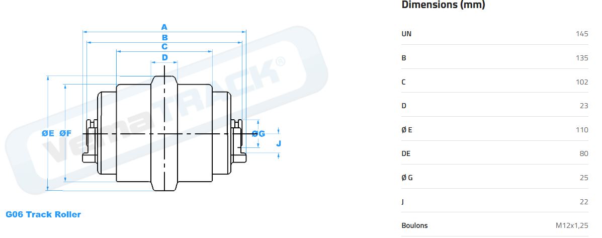 GALET INFERIEUR - UNIVERSEL - ALR147516