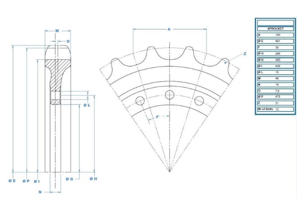 BARBOTIN 21 DENTS - AS173705 - 173705
